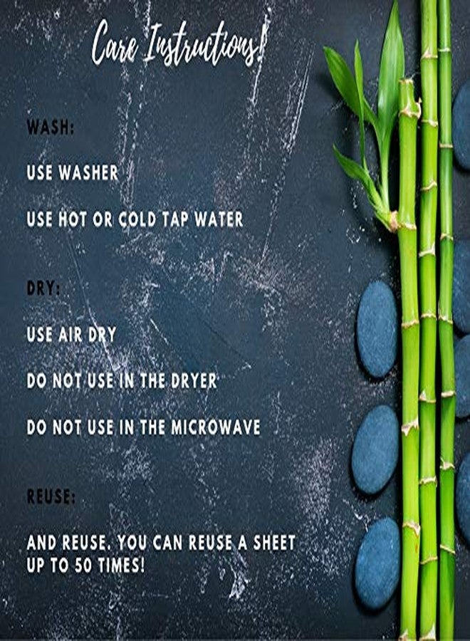 ecozoi Reusable Bamboo Paper Towels - 4 Pack | Rayon derived from Bamboo |Equivalent to 80 Regular Rolls | Sustainable Eco Friendly Kitchen Paper Rolls | 50 Times More Usage Than Regular Paper Rolls - Image 4